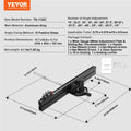 Miter Gauge Aluminum Table Saw 61cm 15 Angle Stops Woodworking