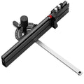 Miter Gauge 45.7cm Table Saw Aluminum 15 Angle Stops Woodworking
