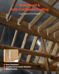 50x Joist Hangers 40x38x199mm Rustproof Rafter Tie Brackets