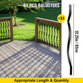 Metal Deck Balusters 51 Pack 32.25
