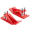 Tractor Bucket Protector 2PC Heavy Duty Steel Edge Red