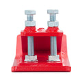 Tractor Bucket Protector 2PC Heavy Duty Steel Edge Red