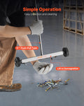 Magnetic Sweeper 43cm Wheels 4.5kg Load Nails Screws