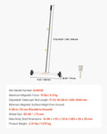 Magnetic Sweeper 43cm Wheels 4.5kg Load Nails Screws