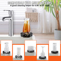 Glass Rinser 10 Jets Stainless Steel Faucet Cup Washer Matte Black