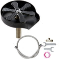 Glass Rinser 10 Jets Stainless Steel Faucet Cup Washer Matte Black