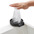 Glass Rinser 360 Rotate 10-Hole Stainless Steel ABS Cup Holder