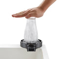Glass Rinser 10 Jets Rotating Cup Washer Kitchen Sink Faucet Black