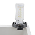 Glass Rinser 10 Jets Rotating Cup Washer Kitchen Sink Faucet Black