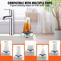 Cefito Glass Rinser 10 Jets 360° Rotating Cup Washer Holder
