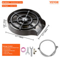 Glass Rinser 10-Hole Stainless Steel Rotating Cup Washer