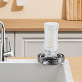 Glass Rinser 10-Hole Stainless Steel Rotating Cup Washer