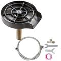 Glass Rinser 10-Hole Stainless Steel Rotating Cup Washer