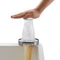 Glass Rinser 10-Hole Stainless Steel Rotating Cup Washer