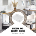 Modern Ceramic Vessel Sink 48x37cm Bathroom Vanity Bowl Countertop White