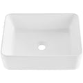 Modern Ceramic Vessel Sink 48x37cm Bathroom Vanity Bowl Countertop White
