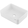 Ceramic Vessel Sink 48x37cm White Bathroom Countertop Bowl