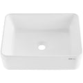 Ceramic Vessel Sink 48x37cm White Bathroom Countertop Bowl