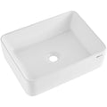 Ceramic Vessel Sink 48x37cm White Bathroom Countertop Bowl