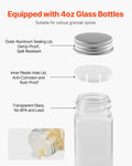 Spice Rack Organiser 36 Jars Labels Funnel Kitchen Cabinet Pantry