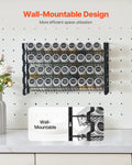 Spice Rack Organiser 36 Jars Labels Funnel Kitchen Cabinet Pantry