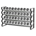 Spice Rack Organiser 36 Jars Labels Funnel Kitchen Cabinet Pantry