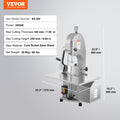 Commercial Electric Meat Bandsaw 1800W 380x485mm 180mm Cutting