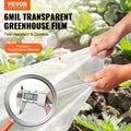 Greenhouse Plastic Sheeting 10x40ft 6mil Clear Polyethylene Film