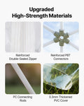 Dome Tent 3.6x2.2m Clear Bubble Geodesic Outdoor 4-7 Person