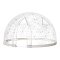 Dome Tent 3.6x2.2m Clear Bubble Geodesic Outdoor 4-7 Person