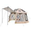 Pop Up Screen Tent 3.6x3.6m Camping Gazebo Canopy 8-10 Person