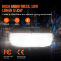 LED Canopy Light 150W 16500LM 5000K Daylight 4pc Outdoor