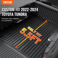 Toyota Tundra 2022-2024 Truck Bed Mat TPE Liner 5.5ft