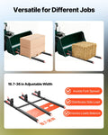 Pallet Forks 907kg 149cm Clamp on Tractor Loader Bucket Skid Steer