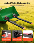 Pallet Forks 1814kg Clamp On 149cm Tractor Loader Skid Steer