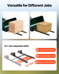 Pallet Forks 1814kg Clamp On 149cm Tractor Loader Skid Steer