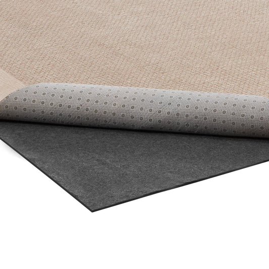 Rug Pad 1.52 x 2.13 m, Non-slip Carpet Area Pad, Rug Mat Padding with Dual Surface Felt Cushion & Rubber Gripper, Hardwood Floor Protection for All Floors, Finishes, Keeps Carpets in Place