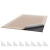 Rug Pad 2.44 x 3.05 m, Non-slip Carpet Area Pad, Rug Mat Padding with Dual Surface Felt Cushion & Rubber Gripper, Hardwood Floor Protection for All Floors, Finishes, Keeps Carpets in Place