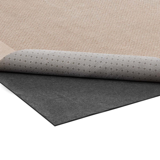 Rug Pad 2.44 x 3.05 m, Non-slip Carpet Area Pad, Rug Mat Padding with Dual Surface Felt Cushion & Rubber Gripper, Hardwood Floor Protection for All Floors, Finishes, Keeps Carpets in Place