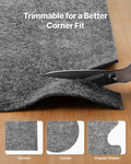 Rug Pad 2.44x1.52m Non-slip Carpet Felt Cushion Rubber Gripper