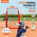 Baseball Batting Cage Screen 7x4ft Portable Pitching Net Protector