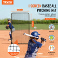 Baseball Batting Cage Screen 7x4ft Softball Pitching Net Protection