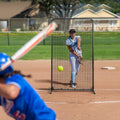 Baseball Batting Cage Screen 7x4ft Softball Pitching Net Protection