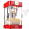 Popcorn Maker Machine 300W 2.5oz Red Tabletop Electric