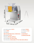 Electric Meat Slicer 850W Commercial Meat Cutter Machine