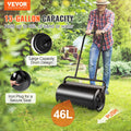 Lawn Roller 24 Inch 13 Gallon Sand Water Fill Steel Garden Yard