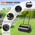 Lawn Roller 24 Inch 13 Gallon Sand Water Fill Steel Garden Yard