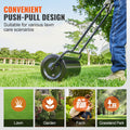 Lawn Roller 24 Inch 13 Gallon Sand Water Fill Steel Garden Yard