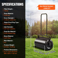 Lawn Roller 24 Inch 13 Gallon Sand Water Fill Steel Garden Yard