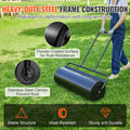 Lawn Roller 36 Inch 17 Gallon Sand Water Filled Steel Black